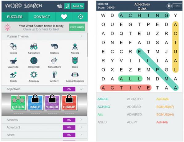 chrome beseda iskanje puzzle igra