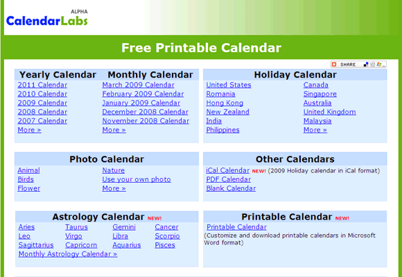 Koledarski laboratoriji