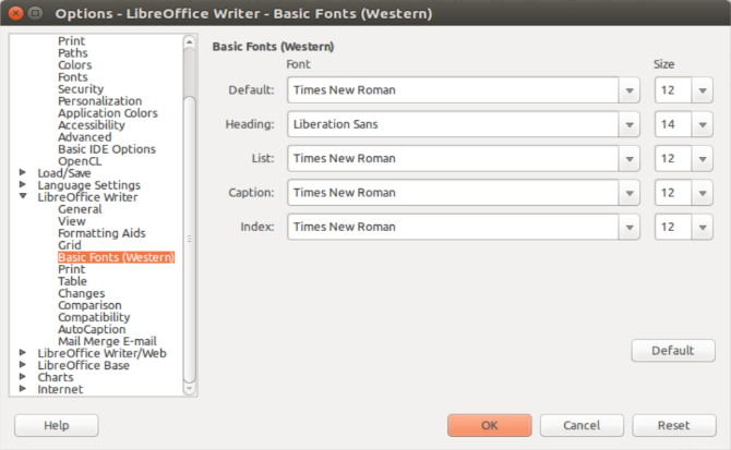 Kako namestiti Microsoftove besedilne pisave v Ubuntu Linux in linux ms fonts libreoffice